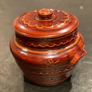 Vintage Mar-crest ovenproof stoneware, brown, good condition